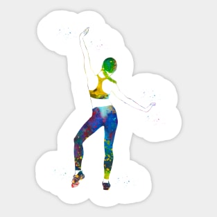 Fitness woman Sticker